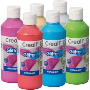 Creall Glitter Assortiment 6x250 ml