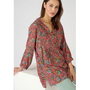 Damart - Tuniek crêpe vezels pure viscose - Dames - Oranje - 44