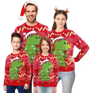 Kersttruien voor Dames, Heren en Kinderen - Gebreide Feestelijke Truien met Lange Mouwen (S-XXL)
