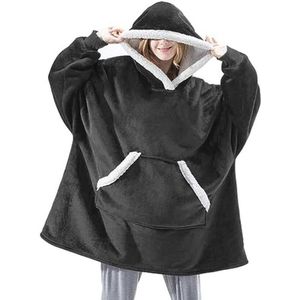Oversized Deken Hoodie voor Volwassenen - Zacht en Comfortabel