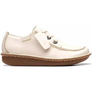 Clarks Funny Dream - dames veterschoen - wit - maat 39.5 (EU) 6 (UK)