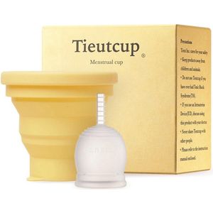 TIEUT Menstrual Cups For Beginners with Silicone Storage Containers [Korean Products]