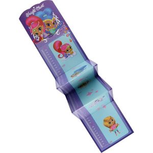 Toi-toys Groeimeter Shimmer & Shine Meisjes 60-150 Cm Blauw
