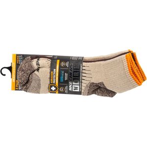 Skechers 3pk Mens Work Qtr Socks, Mannen, Beige, Sokken, maat: 41-46