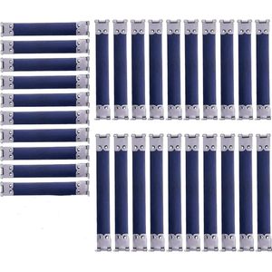 30 stuks flex frame kusssluiting handtasscharnieren veerclip metalen intern flex-zaksluitingen - doe-het-zelf handwerk muntenportemonnee 8 cm