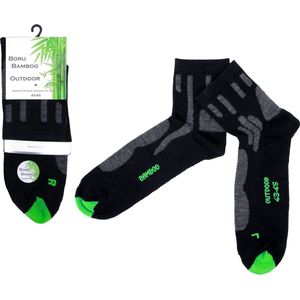 Fostex Garments - Pr. Outdoor Boru Bamboo socks (kleur: Zwart / maat: 46-47)