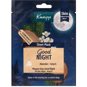 Kneipp Sheet Mask Gezichtsmasker Good Night