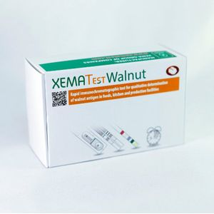 XEMATest Walnoot Allergietest / Zelftest – 2 Teststrips – Resultaat in 10 min – Gratis verzending