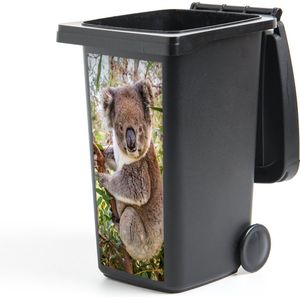 Container sticker Koala - Bladeren - Takken - Kinderen - Jongens - Meiden - 44x98 cm - Kliko sticker