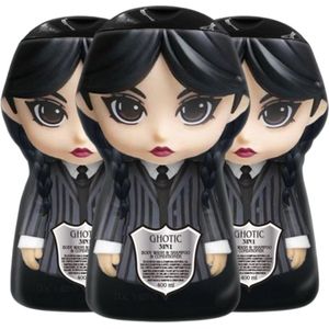 Gothic 3in1 Kinder Shampoo Bramengeur - Kindershampoo Douchegel en Conditioner - Vegan - Douchegel Kids - 3 x 400 ml