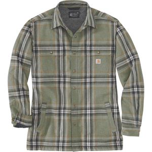 Carhartt - TJ4452 - Flannel Overhemdjas - Geruit - Katoen - Sherpa Voering
