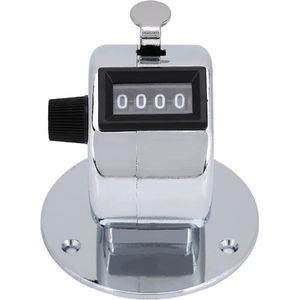 Mechanische Tellers - Mini-metalen 4-cijferige Handheld Handteller voor Sportspellen Golf .