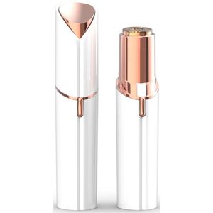 QTTVBTNA - Elektrische Epilator - Gezichtshaarverwijderaar - USB Oplaadbaar - Voor Gezicht en Lichaam - Compact & Stijlvol - Voor Vrouwen - Wit - 1 Stuk