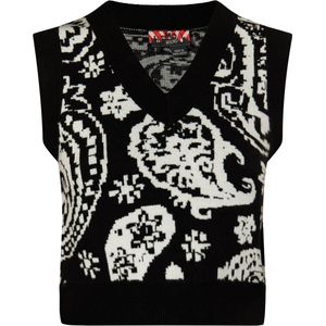 myMo - Gebreide Trui - Paisley-Jacquard - Cropped Model