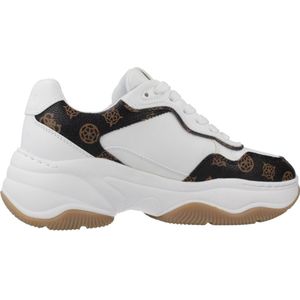 Guess - Slip-On Sporty Lace-Up Sneakers - Wit