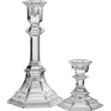 J-Line Kandelaar Klassiek Glas Transparant Large