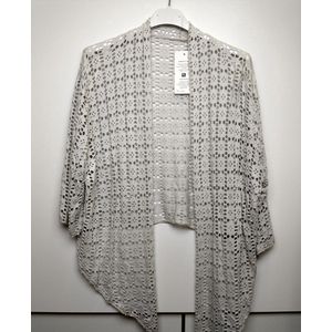 Dames vest Vera beige bolero one size