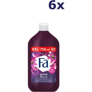 6x Fa 750ml shower gel mystic moments