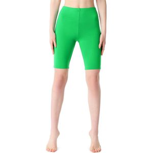 Bellivalini Dames Leggings - Sport - Vrijetijdsbroek - Korte - Viscose - Beige - S - BLV-BLV50-207-LE