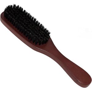 Baardborstel met wildzwijnharen - voor dagelijkse baardverzorging - handvat