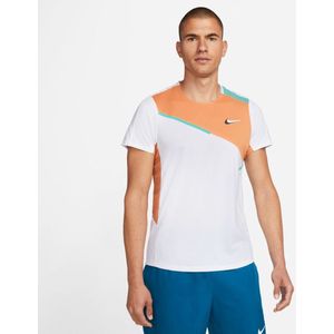 Nike Court Dri Fit Slam T-shirt Met Korte Mouwen Mannen Wit - Maat XL