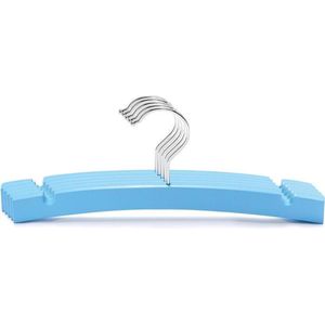 Bebies First Kleerhangers Hout Blauw (5 Stuks)