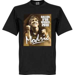 Modric Ballon d'Or Winner T-Shirt - Zwart - XXXXL