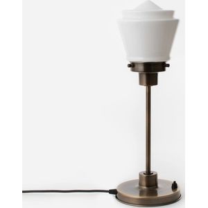 Art Deco Trade - Slanke Tafellamp Komeet 20's Brons