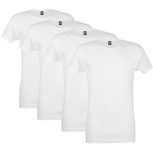 Alan Red heren 4P V-hals shirts vermont wit