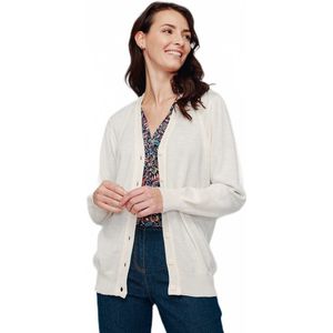 Vest met knopen van merinoswol