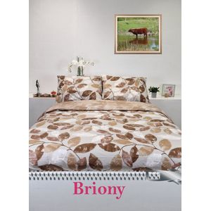 Sofiben -Budgetline - Briony - dekbedovertrek met een doorlopende rits over 3 zijden - afm. 240x200