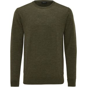 TRESANTI | FABIAN | Merino ronde hals | Donker groen | Size S