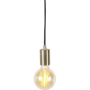 QAZQA Facil - Design Hanglamp - 1 lichts - Ø 45 mm - Goud/messing - Woonkamer | Slaapkamer | Keuken