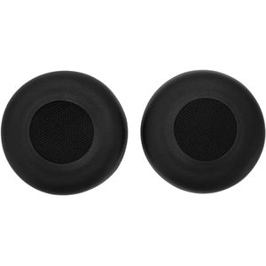 Allecto plus - Vervangende Oorkussens van Eiwitleer voor Hoofdtelefoons Professionele Oorkussens voor Evolve Hoofdtelefoons - Zwart (2 Stuks)