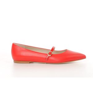 Maury dames ballerine kardamom rood leder