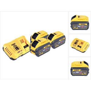 DeWalt DCB 118 Y3 accu-starterset 18 V / 54 V 3x XR FLEXVOLT accu 12 Ah + oplader