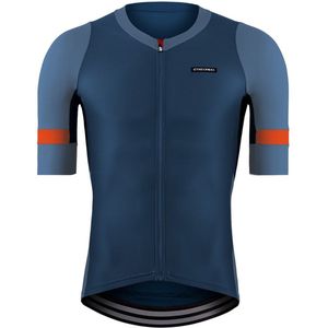 Etxeondo Mendi Korte Mouw Wielertrui Blauw M Man