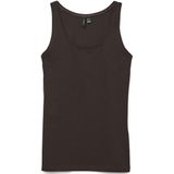 Vero Moda - VMLULU LONG TANK TOP JRS GA NOOS - Tanktop - Chocolate torte