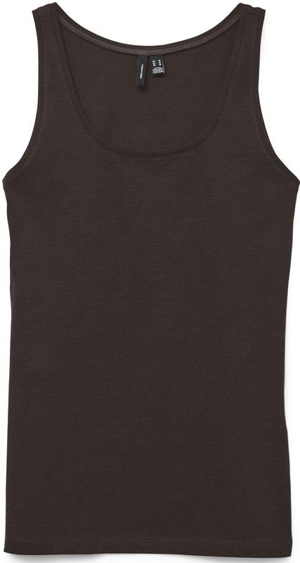Vero Moda - VMLULU LONG TANK TOP JRS GA NOOS - Tanktop - Chocolate torte