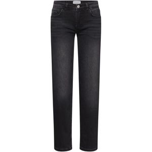 Street one - Dames broek - Maat 26 - Vrouwen - ZWART - katoen