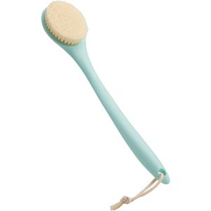 Thelau - Badborstels lange steel voor mannen en vrouwen | Zachte rugborstel voor verbetering bloedcirculatie | Elimineert vermoeidheid | Blauw | Doucheborstel | Wellnessproduct voor in bad | .