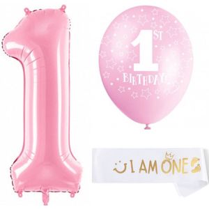 Setje 18th birthday - Verjaardagskroon en Sjerp - Rosé Goud