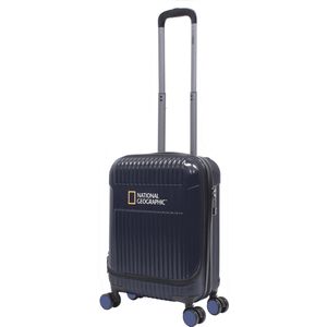 National Geographic Harde Koffer / Trolley / Reiskoffer - 55 cm (S) - Transit - Blauw