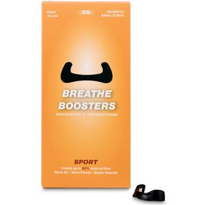 Zwarte Magnetische Neusstrips - Breathe Boosters - Minder Snurken - Beter Slapen - Beter Sporten