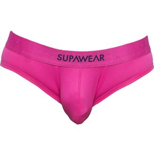 SUPAWEAR Neon Brief Neon Pink - MAAT M - Heren Ondergoed - Slip voor Man - Mannen Brief