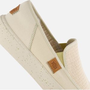 HEYDUDE Sunapee Instappers - Beige - Katoen - Flexibel en Wasbaar