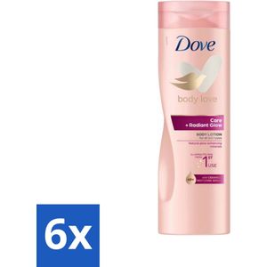 6 x Dove Bodylotion Care & Glow 400 ml - Lichaamslotion - Dove - Stralende Huid - Hydratatie - Ceramide