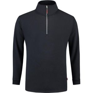 Tricorp Sweater ritskraag - Casual - 301010 - Navy - maat 3XL