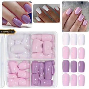 GUAPÀ® Plaknagels Roze Tinten | 96 stuks valse nagels | Press On Nails | Zelfklevende Plaknagels | Nepnagels | Kunstnagels | Compleet plaknagels starterspakket | Nagels Wraps | Nail Art | Feest Nagels | 96 stuks plaknagels Roze Tinten