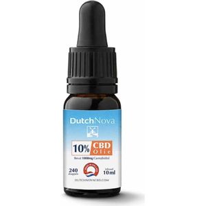 CBD olie 10% van DutchNova - 10ml (1000mg)